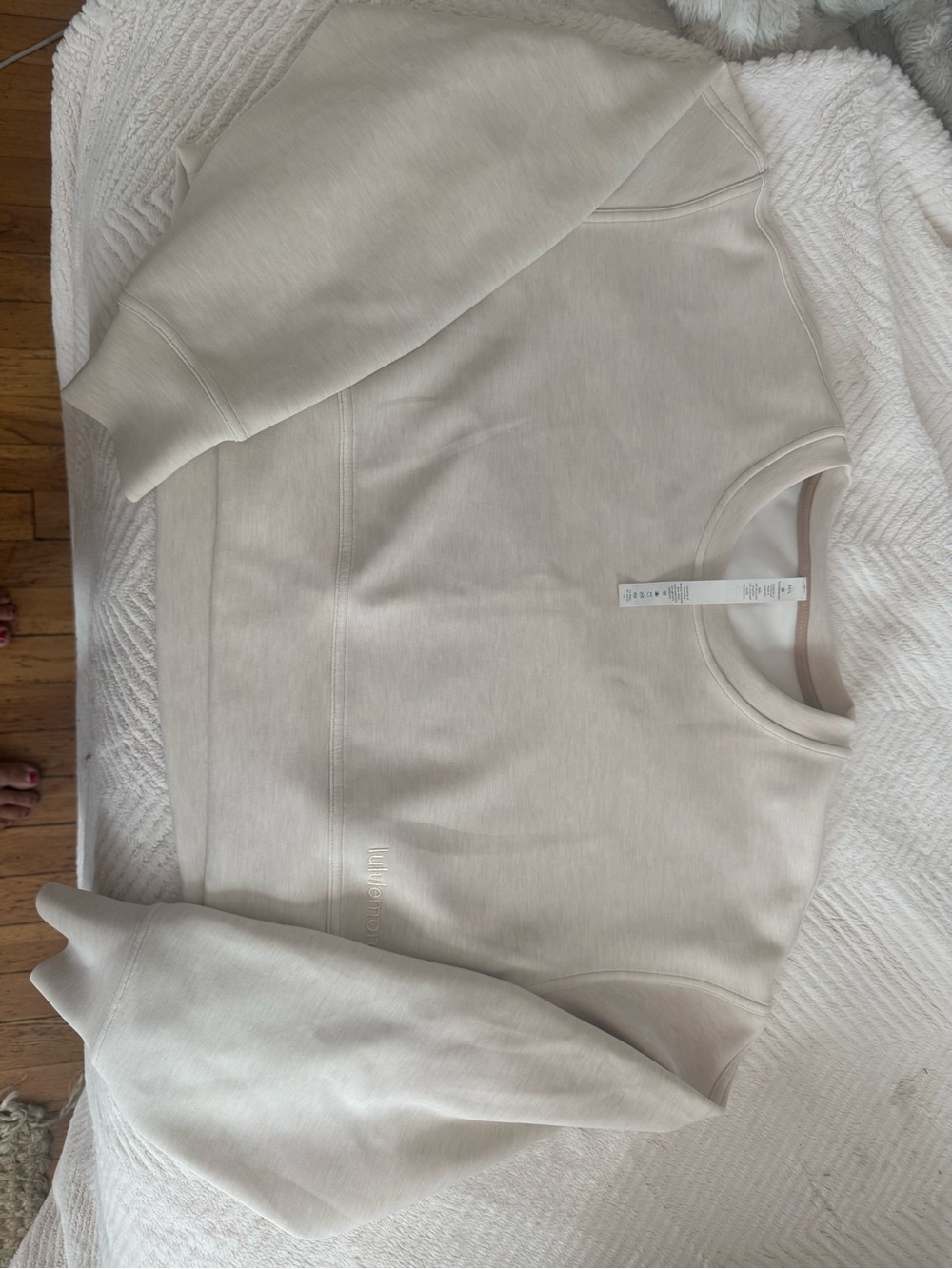 lululemon athletica Women's Crewneck Sweatshirt in Light Beige